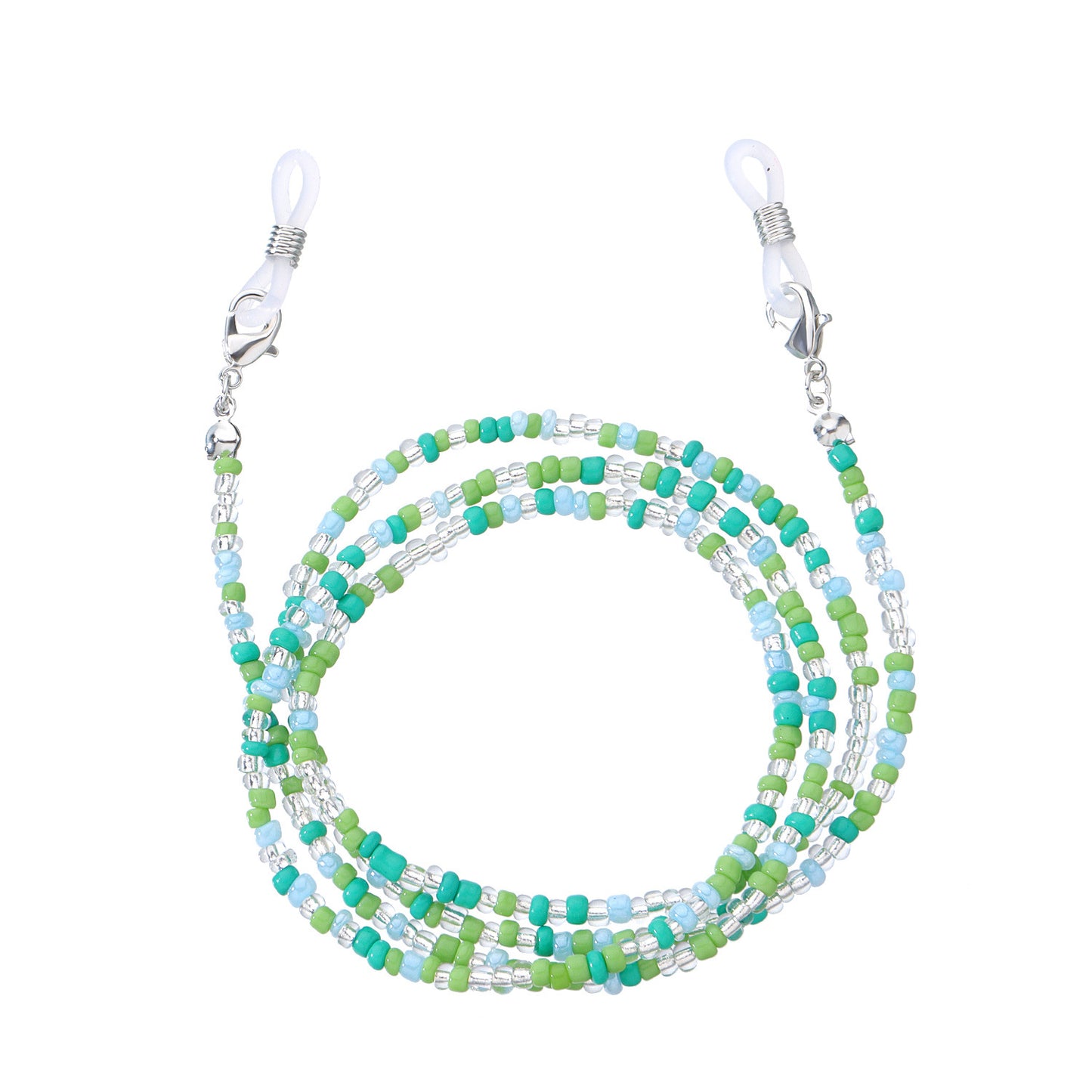 Jewelry Fashion Color Rice Beads Glasses Chain Simple Versatile Accessories 9-Piece Set
