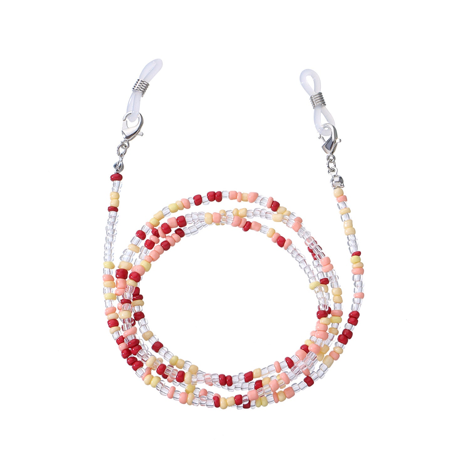 Jewelry Fashion Color Rice Beads Glasses Chain Simple Versatile Accessories 9-Piece Set