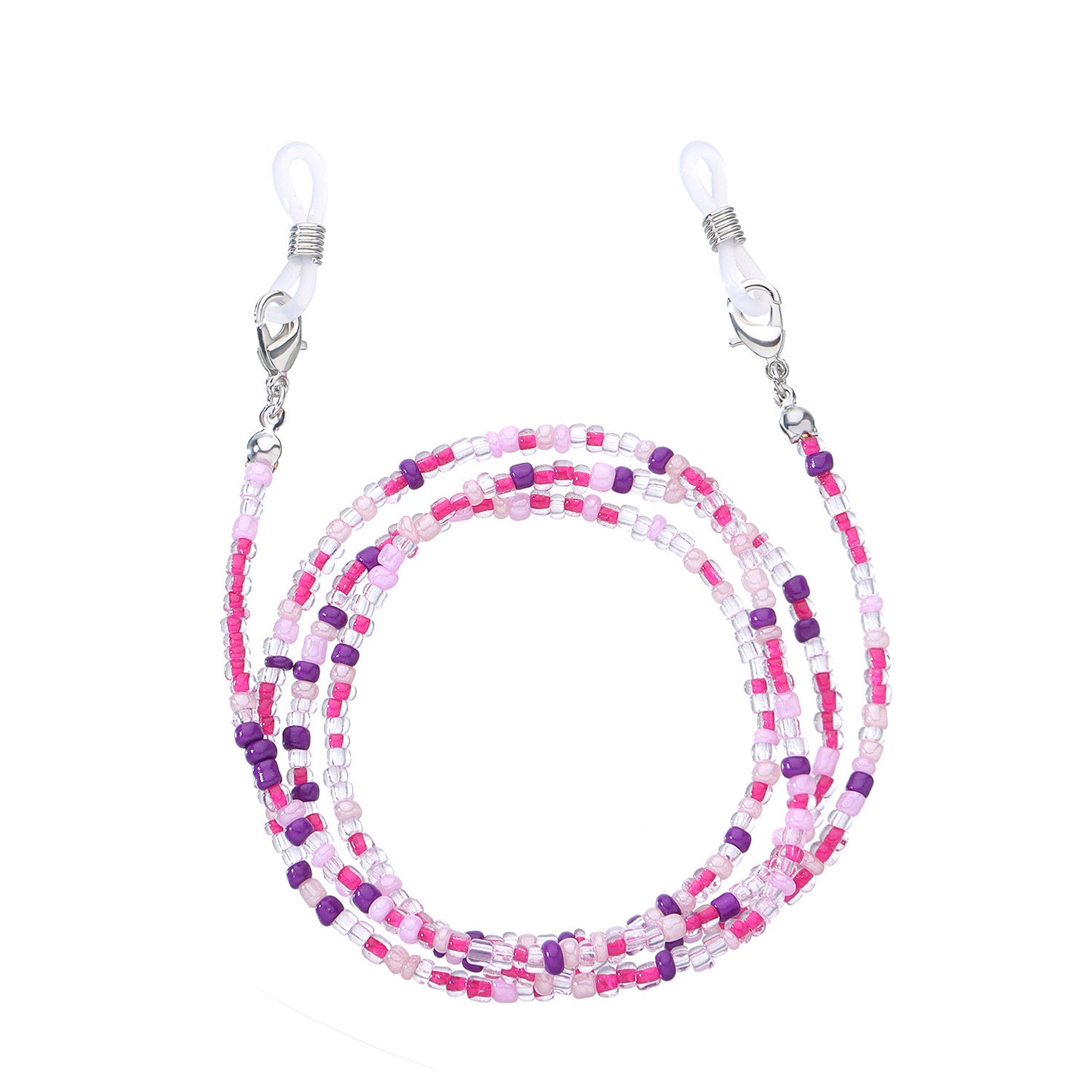 Jewelry Popular Rice Beads Glasses Chain Versatile Personality Mask Accessories 9-Piece Set