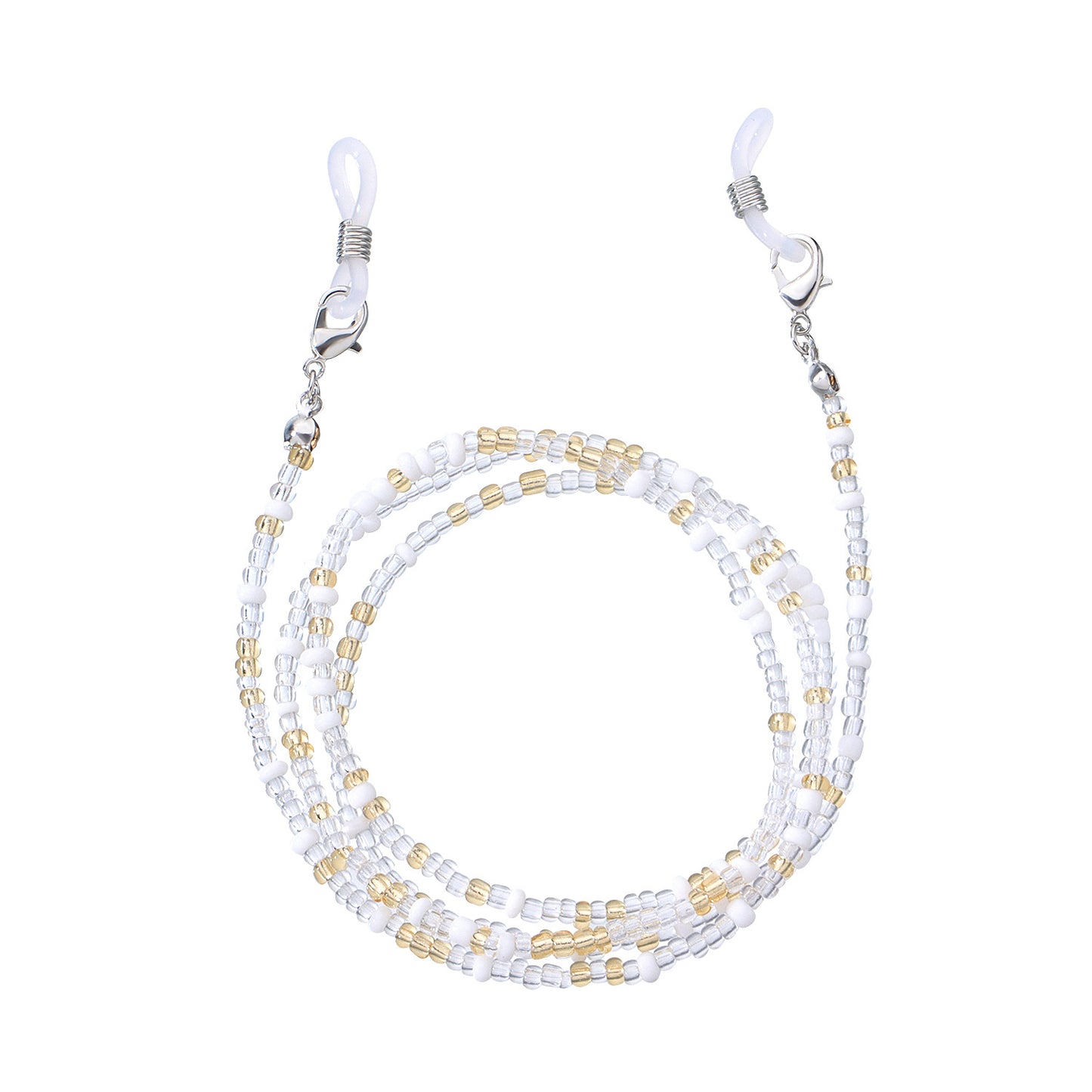 Jewelry Fashion Color Rice Beads Glasses Chain Simple Versatile Accessories 9-Piece Set