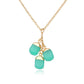 Jewelry Fashion Color Crystal Gem Pendant Necklace Girl Punk Exaggerated Trend Necklace