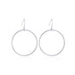 Frosty geometric earrings ins net red big circle earrings earrings minimalist all-match trendy earrings