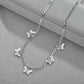 Fashion Retro Necklace Clavicle Chain Temperament Twill Butterfly Necklace Accessories