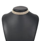 N517 Fashion Jewelry European Version Popular Beam Neck Element Necklace Trendy Women's Full Diamond Necklace Alloy Necklace