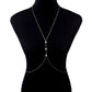 bellybodychain sexy pearl chain women's body chain