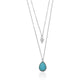Jewelry fashion gold turquoise pendant necklace female punk trend cross pendant necklace