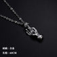 All-match chain titanium steel ring necklace pendant men's personality trendy hip-hop pendant couple accessories female
