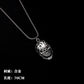 All-match chain titanium steel ring necklace pendant men's personality trendy hip-hop pendant couple accessories female