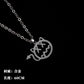 All-match chain titanium steel ring necklace pendant men's personality trendy hip-hop pendant couple accessories female