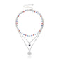 Jewelry multi-layer devil's eye pendant necklace female fashion exaggerated trend eye necklace