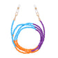 Jewelry multi-functional color rice bead glasses holder ladies face mask dual-use chain