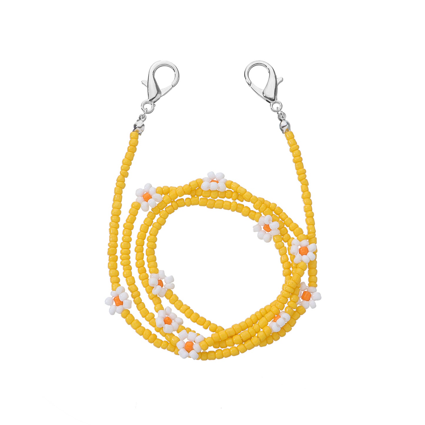 Jewelry Explosive Flower Bead Glasses Chain Fashion Versatile Daisy Mask Holder