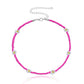 Jewelry Rice Bead Flower Necklace Women's Fashionable Temperament Adjustable Necklace