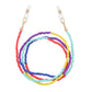 Jewelry multi-functional color rice bead glasses holder ladies face mask dual-use chain