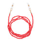 Jewelry multi-functional color rice bead glasses holder ladies face mask dual-use chain