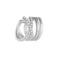 Earrings cold personality cross ear clip simple multi-layer ear bone clip U-shaped earrings without piercing
