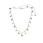 Jewelry Straight Tube Handmade Chain Flower Necklace Female Fashion Temperament Simple Painted Small Flower Necklace