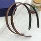 Popular Shiny Frosted Gold Powder Candy Color Hair Accessories Headband Headband One Dollar Jewelry