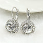 Jewelry Classic Moon River Earrings Diamond Round Versatile Earrings