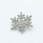 Clothing accessories rhinestone inlaid diamond Christmas snowflake brooch full of diamond corsage brooch