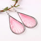 Exaggerated Ethnic Earrings Geometric Drop Shaped Earrings Hand Woven Silk Thread Earrings