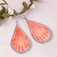Exaggerated Ethnic Earrings Geometric Drop Shaped Earrings Hand Woven Silk Thread Earrings