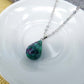 Multi-faceted Natural Stone Drop Shape Pendant Necklace Personality Clavicle Chain Necklace Versatile Clothing Accessories