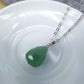 Multi-faceted Natural Stone Drop Shape Pendant Necklace Personality Clavicle Chain Necklace Versatile Clothing Accessories
