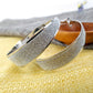 Fashion temperament matte earrings alloy ring ear jewelry earrings earrings