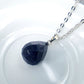 Multi-faceted Natural Stone Drop Shape Pendant Necklace Personality Clavicle Chain Necklace Versatile Clothing Accessories