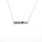 Explosive Mother's Day Gift Simple Fashion Mother Bear Pendant Necklace Alloy Gold and Silver Two Colors