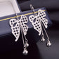 Direct Supply Butterfly Hollow Flower Tassel Earrings Fashion Retro Earrings Wings Earrings