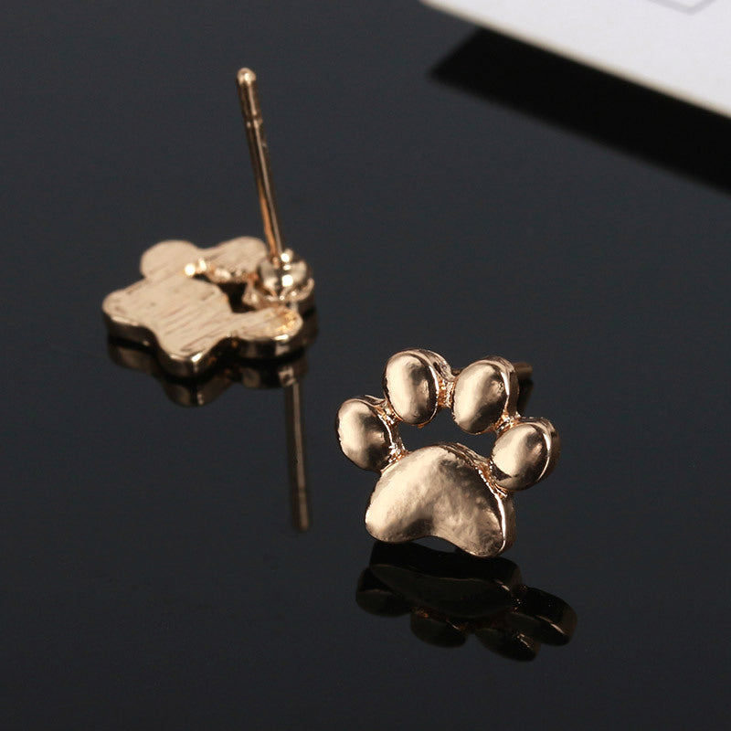 Popular Earrings Simple Stud Earrings Fashion Animal Foot Stud Earrings