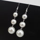 The best taste in the world is Qinghuan's earrings of the same style Anqinghuan Chen Qiaoen's personality gray pearl earrings