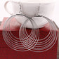 Jewelry exaggerated fashion metal ring buckle multi-layer hoop earrings night trend earrings