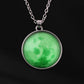 Harajuku Universe Fantasy Starry Sky Time Gemstone Luminous Necklace Personality Luminous Pendant Jewelry
