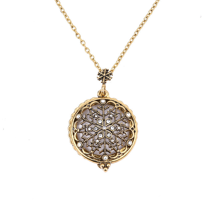 Fashion personality magnifying glass necklace creative retro animal pendant jewelry