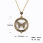 Fashion personality magnifying glass necklace creative retro animal pendant jewelry