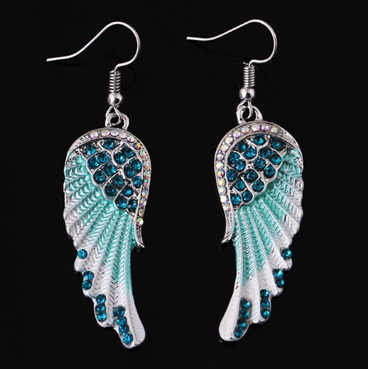 Fashion Angel Wings Diamond Earrings Simple Wings Earrings Earrings Earrings
