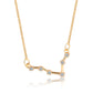 Fashion zircon pendant twelve constellation guardian necklace four seasons short clavicle chain Valentine's Day
