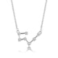 Fashion zircon pendant twelve constellation guardian necklace four seasons short clavicle chain Valentine's Day