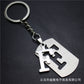 Stall 26 letters stainless steel tag car key chain key ring couple small gift pendant