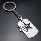 Skull, dollar, rudder, pentagram, leaf, game peripheral, stainless steel key ring, pendant, key chain, direct supply