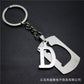 Stall 26 letters stainless steel tag car key chain key ring couple small gift pendant