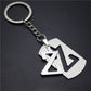 Stall 26 letters stainless steel tag car key chain key ring couple small gift pendant