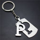 Stall 26 letters stainless steel tag car key chain key ring couple small gift pendant