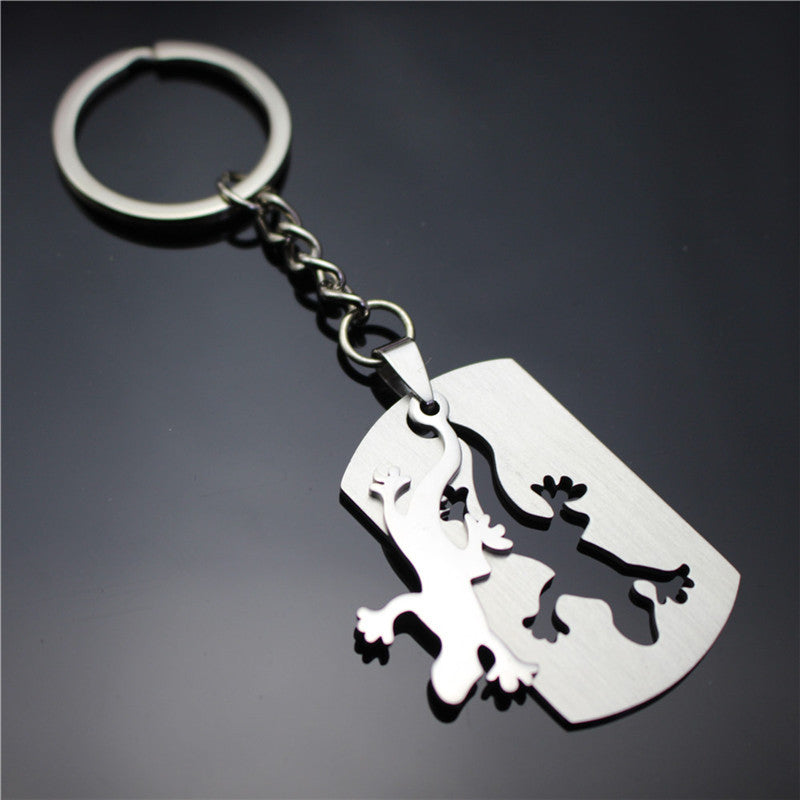 Skull, dollar, rudder, pentagram, leaf, game peripheral, stainless steel key ring, pendant, key chain, direct supply