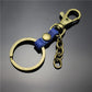 Top Layer Cowhide Key Chain Chain Belt Chain Key Ring Dog Buckle 1 Colors Leather Bag Pendant Antique Bronze