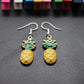 Fruit series earrings drop oil alloy pineapple earrings holiday gift direct supply