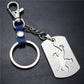 Lizard gecko stainless steel key chain car decoration couple bag key pendant top layer cowhide